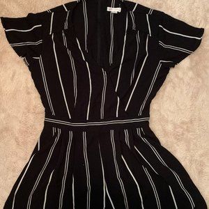 Black and white romper